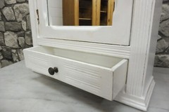 Antique Wooden French Bathroom Cabinet Wall Cabinet Shabby Chic White
