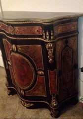 CHARLES-GUILLAUME DIEHL, Napoleon III, Boulle Marqueterie Side Cabinet 1850 ca.