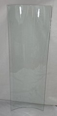 Antique Bent Curved Wavy Glass Replacement Panel For China Cabinet Door 39.25″#D