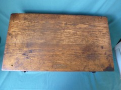 Antique Solid Oak Jessen & Rosburg Chicago Six Drawer Watch Makers Cabinet
