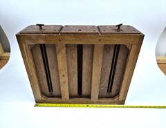 Antique Wooden Ship Cabinet with 3 Drawers Storage Box Maritime – 18″
