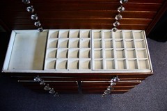 Antique Mahogany Dentist’s Cabinet American Cabinet Co 17 Drawers-4 Shelves 1900