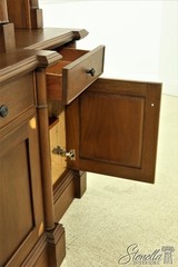 F33178: Mahogany Custom Made Pool Rack Bookcase Cabinet