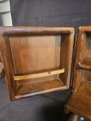 Vintage Small Wood Apothecary/Spice Cabinet Country Cottage Decor
