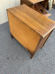 67913 Pair of Vintage Lane Record Album Cabinets with Dividers