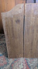 Antique Old Primitive Wood 12 Drawer Apothecary Spice Storage Cabinet 16″