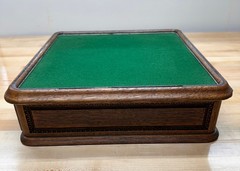 Antique Oak Harvard Co. Dental Desk Top Instrument Cabinet Canton OH c 1908-1920