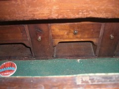Mahogany Butler Desk Antique Dresser Chest American1880