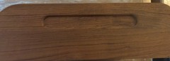 VTG Teak Wood Tambour Door Cassette Case Cabinet Holds 36 Tapes Eppco Ent. Thai
