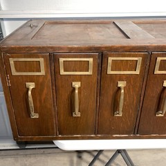Antique 6 Drawer Filing Cabinet