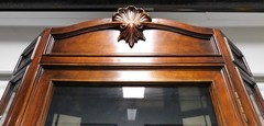 Century Furniture Tall 85″ Wood & Glass Framed Display/Storage Cabinet (2 Avail)