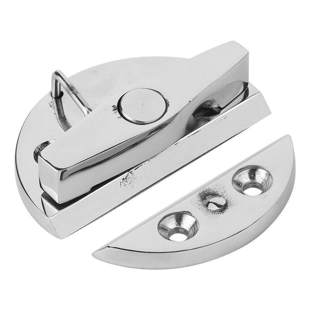 Turn Button Catch Rotate Latch Lock for Boat Door Cabinet Hatchway Marine