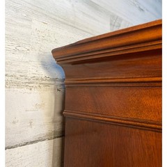 Morganton Mahogany Serpentine Breakfront Hutch 1940’s