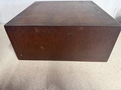Antique 2 Drawer Weis Library Card Filing Cabinet U.S. Civil Engineers Corps