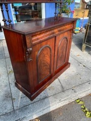 Antique English Mahogany Cheffioner