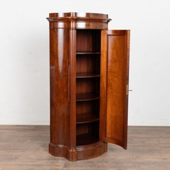 19th Century Danish Mahogany Narrow Column Cabinet