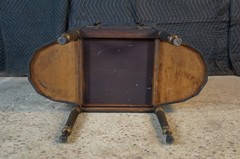 Antique Grand Rapids Furniture Shops Martha Washington Mahogany Sewing Cabinet