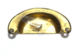 Brass Drawer Bin Pull Hoosier Cabinet