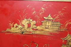 Extremely Rare Pair of Large Scale Signed Maison Jansen Chinoiserie Buffets