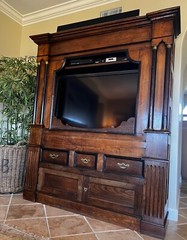 Gorgeous Antique English Oak Display Cabinet, circa 1800’s
