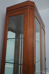 68263: STICKLEY Cherry 21st Century Collection Curio Display Cabinet