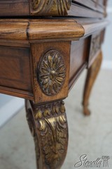 62049: JEFFCO Georgian Style 2 Door Bar Liquor Cabinet