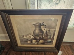 Vintage MidCentury Hidden In-Wall Cabinet-Framed Henk Bos Dutch…