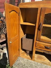 Vintage Keystone Hooser Cabinet Hutch Top