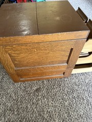 Vintage Shaw-Walker Wooden 6-Drawer Card Catalog With removable top