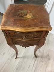 Hand Painted Antique (from Italy) Italian Side Table