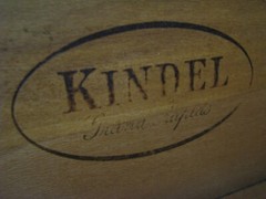 Vintage Kindel Furniture “Kent” Georgian Chippendale Mahogany China Cabinet