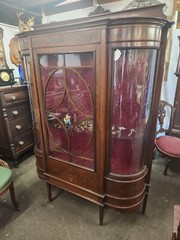 Antique Showcase Cabinet