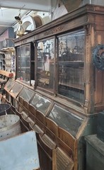 General Store Display Cabinet w/ Huge Storage 17 1/2′ Long x 8 1/2′ Tall GS00595