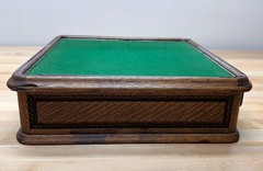 Antique Oak Harvard Co. Dental Desk Top Instrument Cabinet Canton OH c 1908-1920