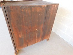 Antique Cherry 2 Piece 12 Pane Corner Cabinet