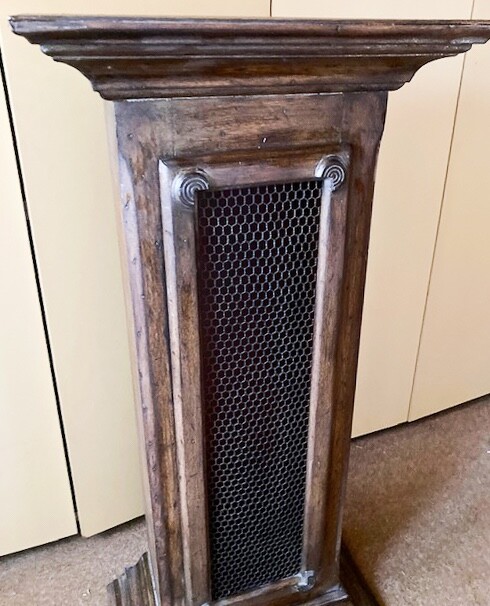Vintage Pedestal Cabinet Stand