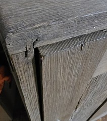Antique Wooden Railroad Paperwork Requisition Floor Cabinet MoPac Cotton Belt