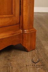 Ethan Allen French Country Style ‘Legacy’ Maple Bowfront Server