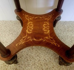 19th C French Marquetry and Ormolu Cabinet on Stand