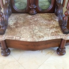 Victorian Etagere with Marble Shelf Base
