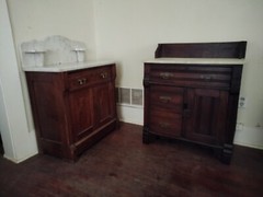 Abernathy Eastlake Antique Cabinets Rare 1880s Furniture Wash Stands Dry Sinks