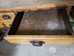 Antique Possum Belly Farmhouse Bakers Kitchen Hossier Cabinet