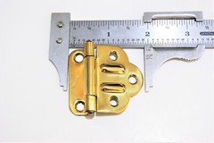 Hoosier Hinge for Wilson Sellers Napanee Cabinet 3/8 Offset Brass Pair