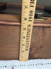 VTG Antique Bathroom Cabinet Apothecary – Glass Door Display Case with Drawer