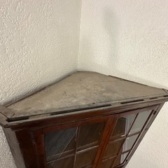 Antique 1835 Primitive Corner Cupboard — Handmade “The Jackson” Cabinet