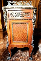 Antique 19Century Vernis Martin Commode Hand painted