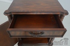 64037EC: MAITLAND SMITH Distressed Mahogany 1 Drawer Cabinet