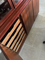 Beautiful MCM Danish Rosewood 2-Piece Hutch by Skovby (Made in Denmark)