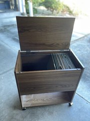 Vintage Mid-Century Modern (MCM) Filing Cabinet for Office/Study in Wood Veneer