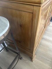 Antique French Louis Philippe style 2 Body Buffet /housekeeper’s cabinet, 2 pc.